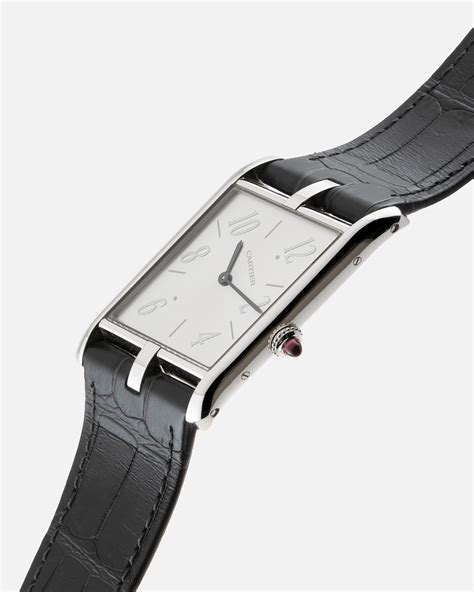 cartier asymmetric watch|cartier asymétrique platinum.